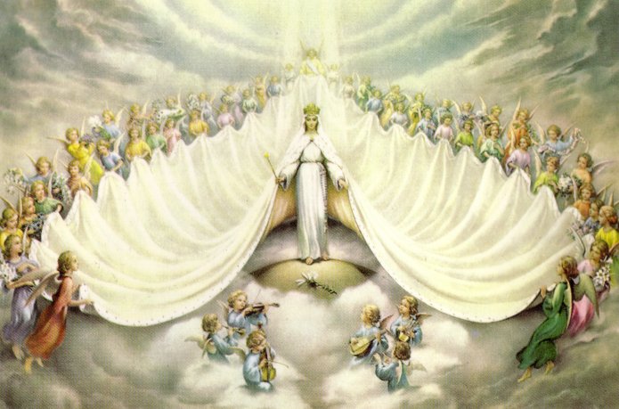 Queenship Of Mary, Wedding Dresses, Baptism, & Wedding Feast Have - 695x459 - jpeg Wedding Feast In Heaven