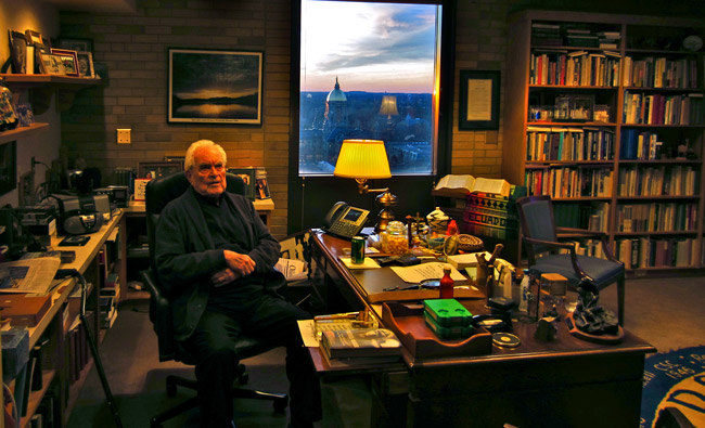 Fr._Ted_Hesburgh_in_his_Office_at_the_University_of_Notre_Dame