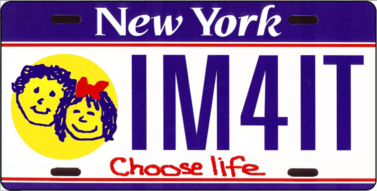 Court Rules Pro-Life Views Are “Patently Offensive,” Bans “Choose Life” License Plates in New York; Livingston Strongly Dissents