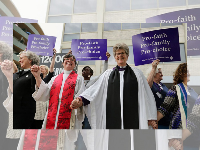 Catholic Priest: “Perversion of the Bible” when Methodist & Episcopalian Clergy Bless Abortion Clinic