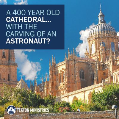 A 400 Year Old Cathedral, With an Astronaut Carved on the Exterior?