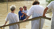 BAPTISM AT THE RIVER JORDAN