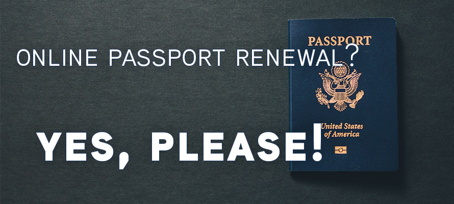 Can you Renew a US Passport Online?