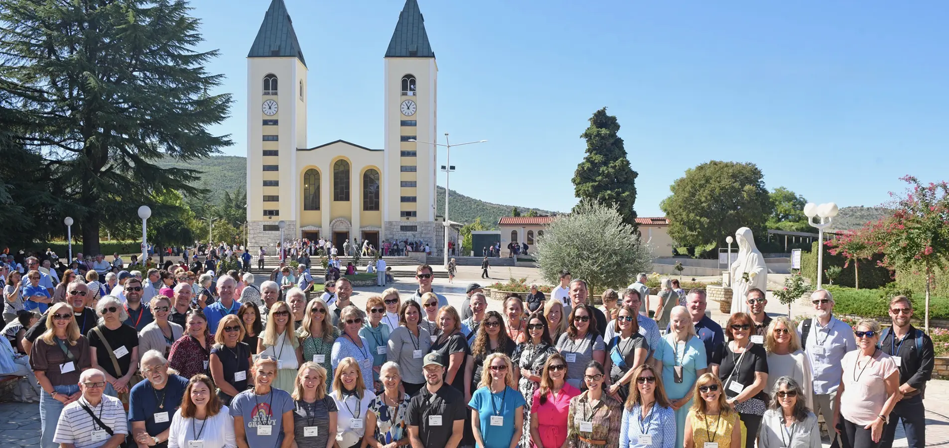 Tekton Ministries pilgrimage group in Medjugorje