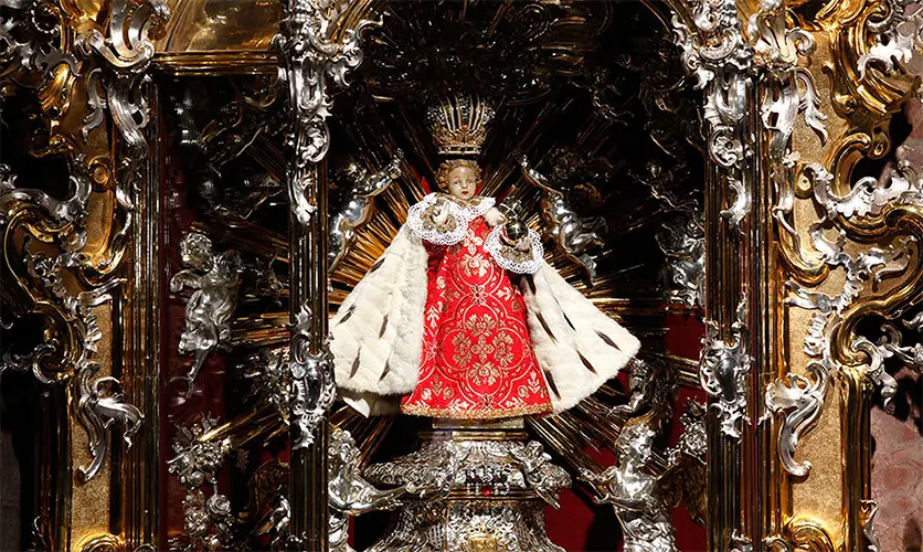 The Infant Jesus of Prague at the Church of Our Lady Victorious