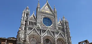 Duomo of Orvieto, Umbria — cathedral built to house the Corporal of Bolsena, the bloodstained altar cloth of a Eucharistic miracle