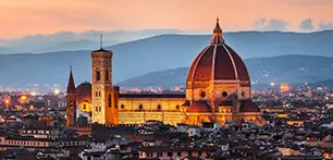 Duomo of Florence, Cathedral of Santa Maria del Fiore — crowned by Brunelleschi's Renaissance dome