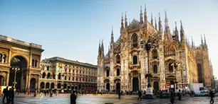 The Duomo of Milan — Italy's largest cathedral and home to the Holy Nail relic of the Crucifixion