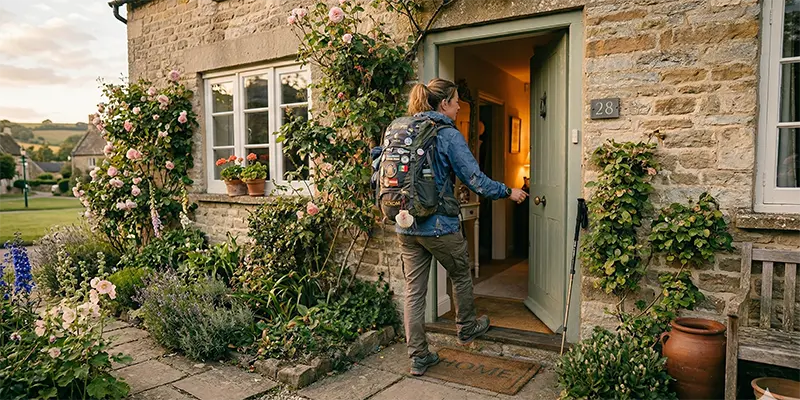 Walking back through your own front door