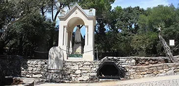 Monument at Valinhos marking the site of the fourth Fatima apparition