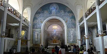 The Chapel of the Miraculous Medal at 140 Rue du Bac in Paris where Mary appeared to Saint Catherine Labouré