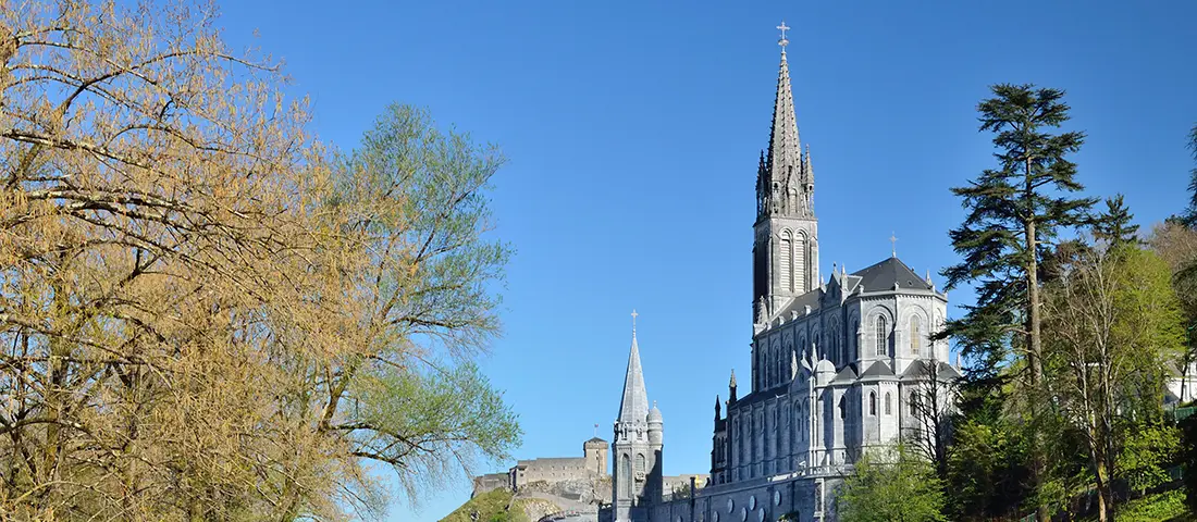 The Basilica of the Immaculate Conception at the Sanctuary of Our Lady of Lourdes
