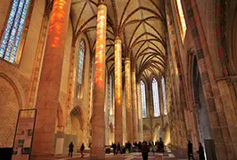 The Dominican Church of the Jacobins in Toulouse, France, holding the relics of Saint Thomas Aquinas