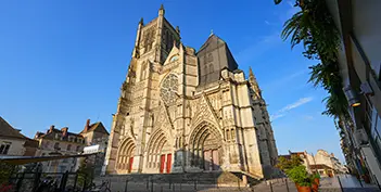 The Renaissance church of Saint-Étienne-du-Mont in Paris, home to the relics of Saint Geneviève