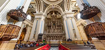 Interior of the Basilica of Our Lady of the Pillar, Zaragoza