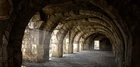 The ancient Roman agora of Smyrna in modern Izmir, Turkey, one of the Seven Churches of Revelation
