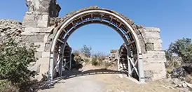 The ruins of ancient Alexandria Troas, Turkey, where St. Paul received his vision calling him to Macedonia