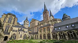 Exterior of the Cathedral of St. Peter in Trier, the oldest cathedral in Germany