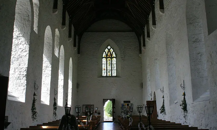 Ballintubber Abbey in County Mayo, founded in 1216 and in continuous use for Catholic worship