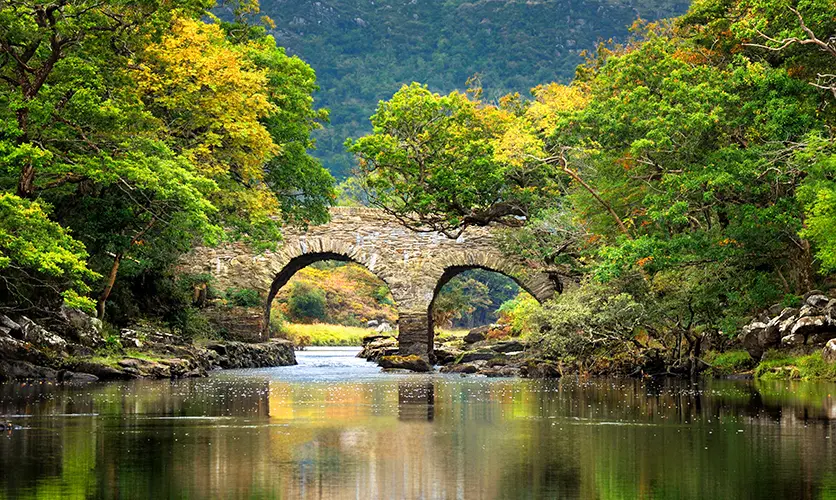 The lakes and mountains of Killarney National Park in County Kerry