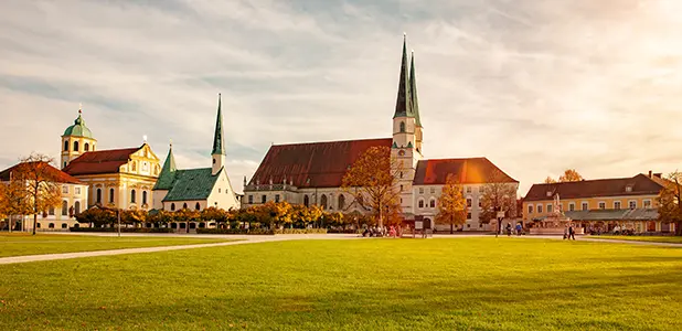 The Chapel of Grace on Kapellplatz square in Altötting, Bavaria