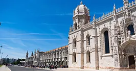 Jerónimos Monastery in Lisbon, a UNESCO World Heritage masterpiece of Portuguese Manueline architecture completed in the 16th century