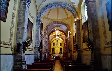 The parish church of Cristo Rey y Santa María de Guadalupe in Tulpetlác, site of the fifth Guadalupan apparition