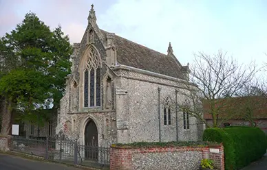 The Slipper Chapel at Walsingham, final waystation on the Holy Mile to England's national Marian shrine